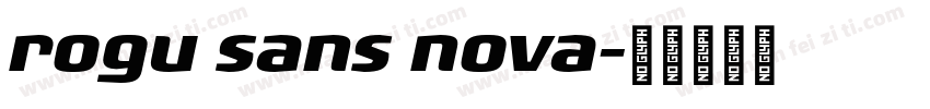 rogu sans nova字体转换